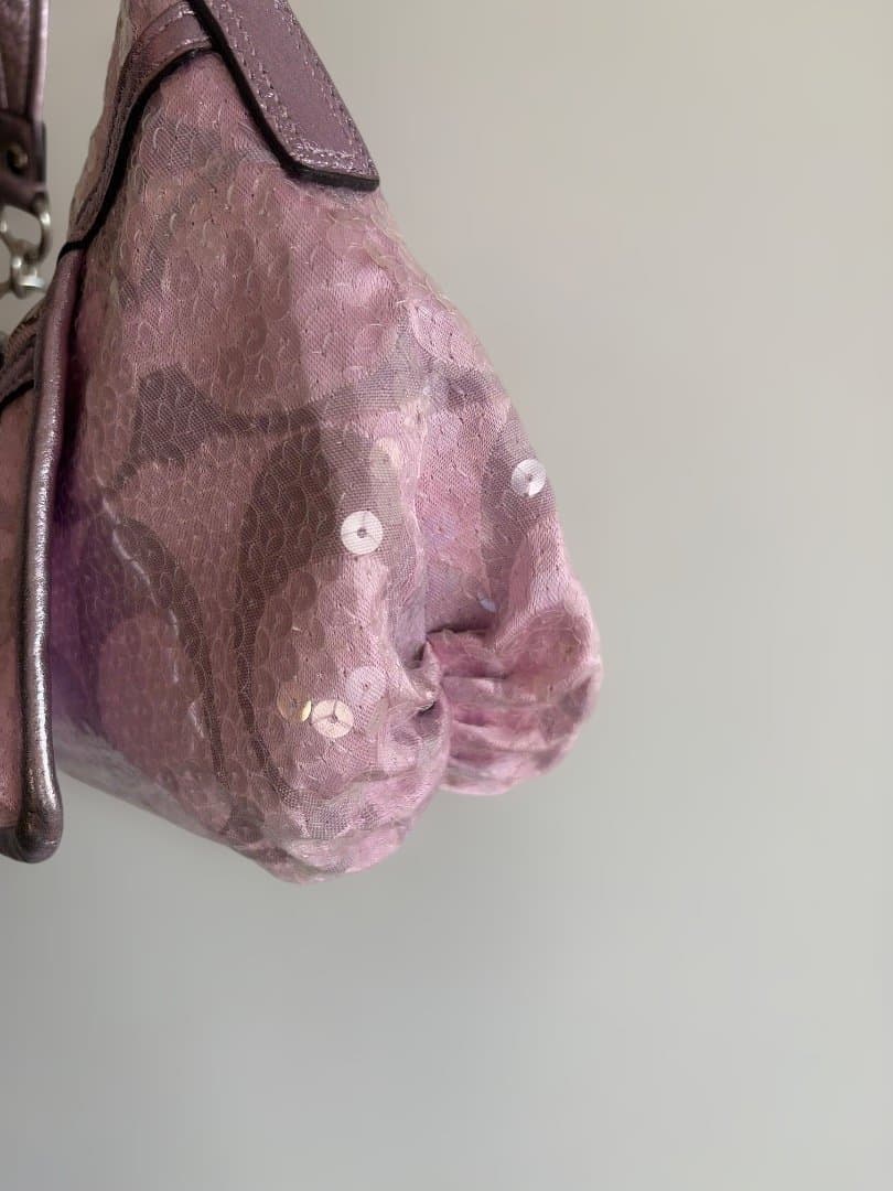 コーチ ポピー ピンク 2way ショルダーバッグ　14541