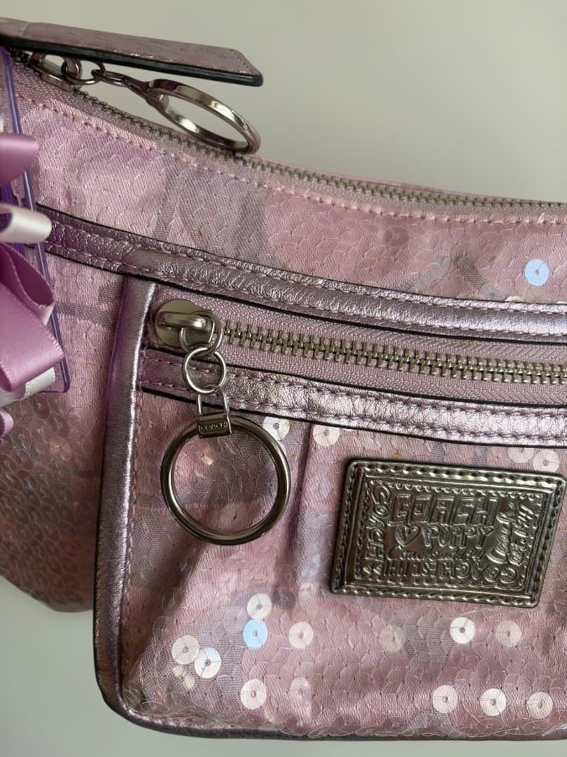 コーチ ポピー ピンク 2way ショルダーバッグ　14541