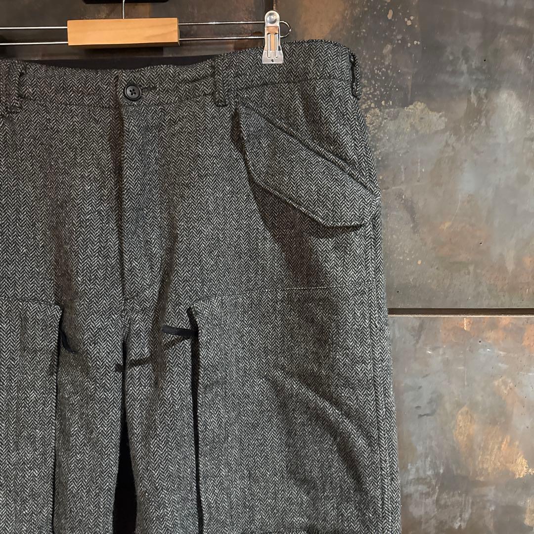 エンジニアドガーメンツ　ヘリンボーン　ウール　カーゴパンツ