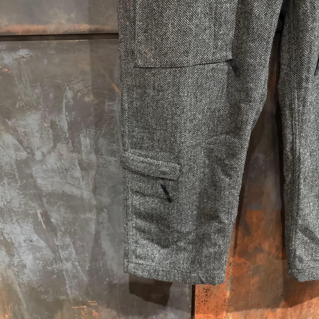 エンジニアドガーメンツ　ヘリンボーン　ウール　カーゴパンツ