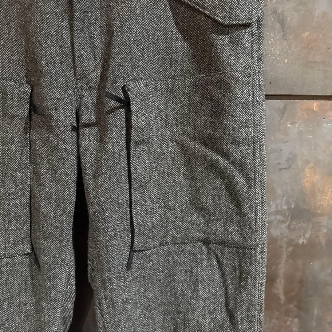 エンジニアドガーメンツ　ヘリンボーン　ウール　カーゴパンツ