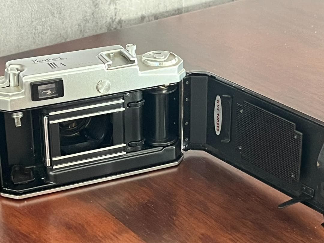 ◆Konica ⅢA コニカ レンジファインダー フィルムカメラ ケース付き
