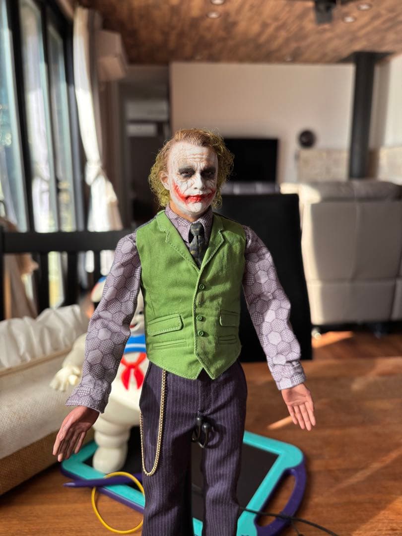 1/6 ジョーカー　カスタム　植毛ヘッド　バットマン　ホットトイズ等　おまけ付