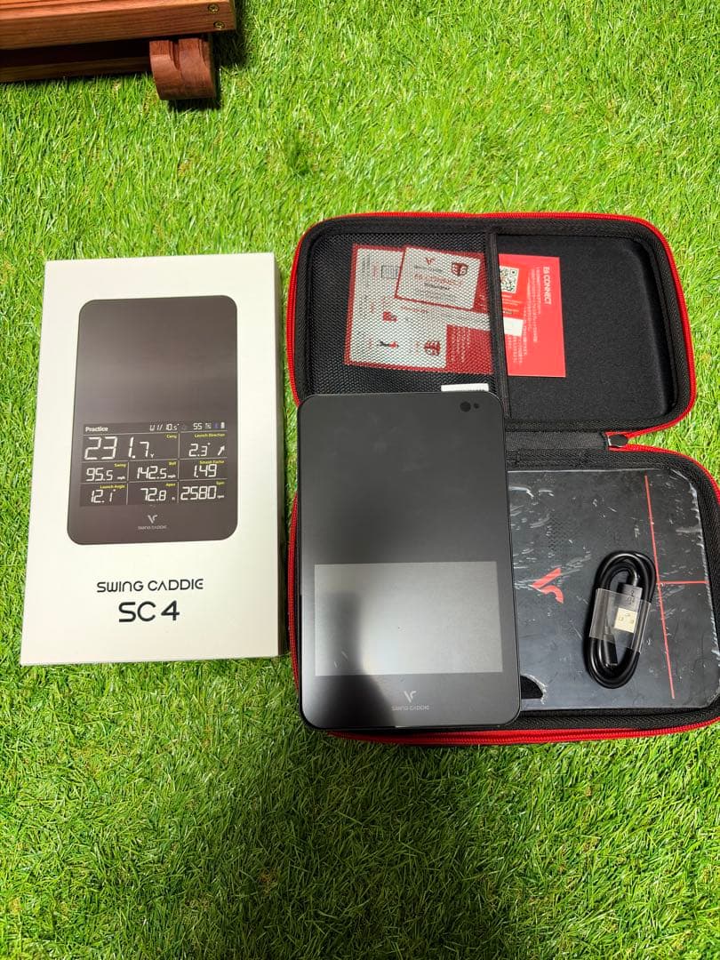 SWING CADDIE SC4 別売ケース付き ボイスキャディ　弾道測定器