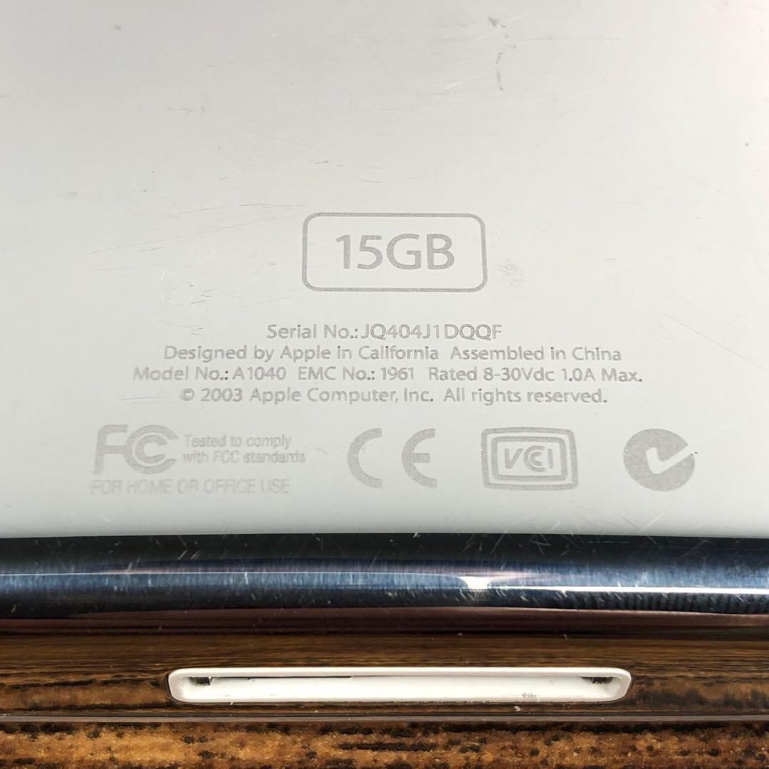 iPod 第5世代 A1136 30GB / 第3世代 A1040 15GB