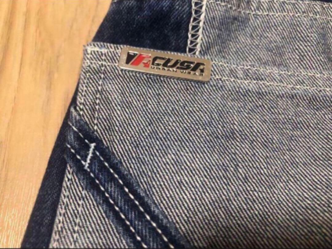 bboy 極太 ACUSA バギー ハーフ デニム ショーツ SEAN JOHN