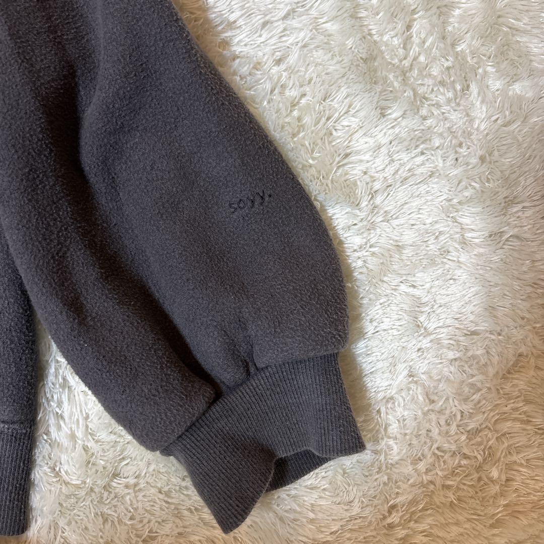 soyy. SWITCHING TRAINER スウェット　トレーナー　裏起毛