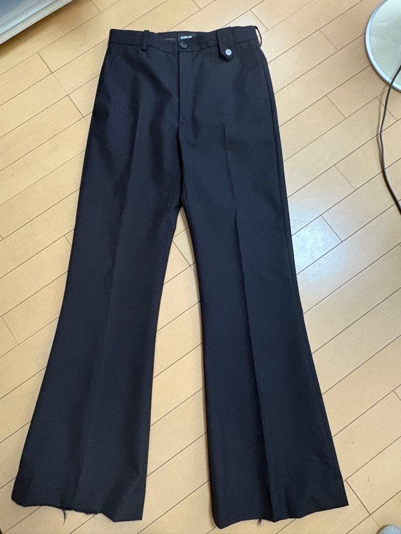 24AW egonlab ブラック samy トラウザーズ 44