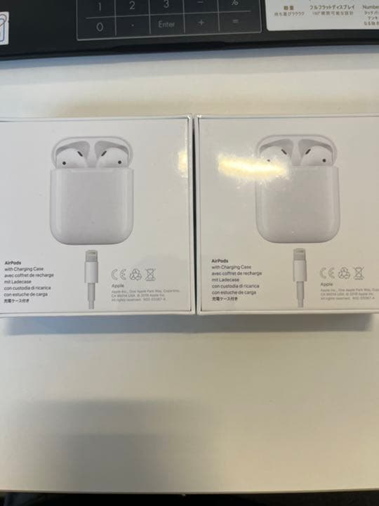 付属品完備Apple AirPods 第二世代　正規品　本体　MV7N2J/A