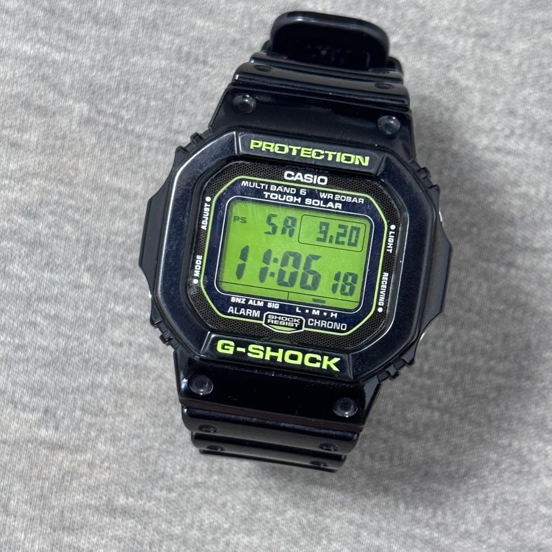 【美品】CASIO G-SHOCK GW-M5610B-1JF ソーラー電波時計