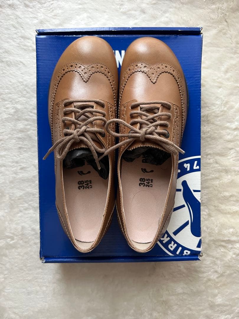 新品未使用⭐︎ビルケンシュトック　ブラウン レザー シューズ