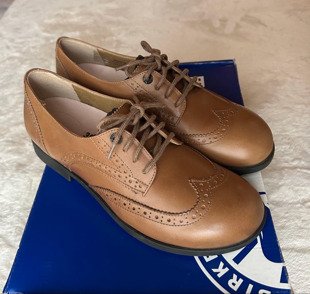 新品未使用⭐︎ビルケンシュトック　ブラウン レザー シューズ