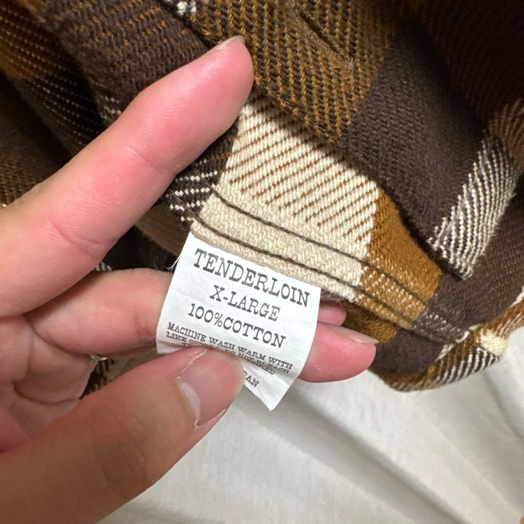 (セール)tenderloin ブロックチェックシャツ　ジャケット