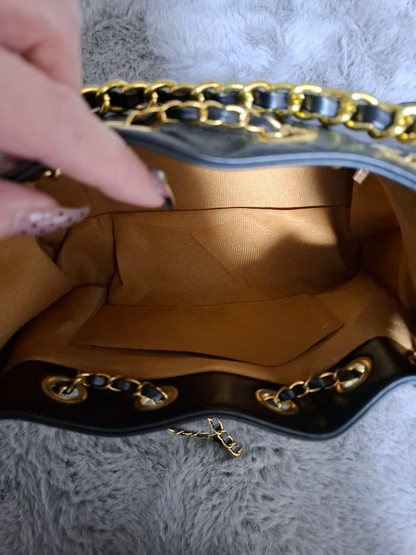 CHANEL25 黒 レザー ショルダーバッグ