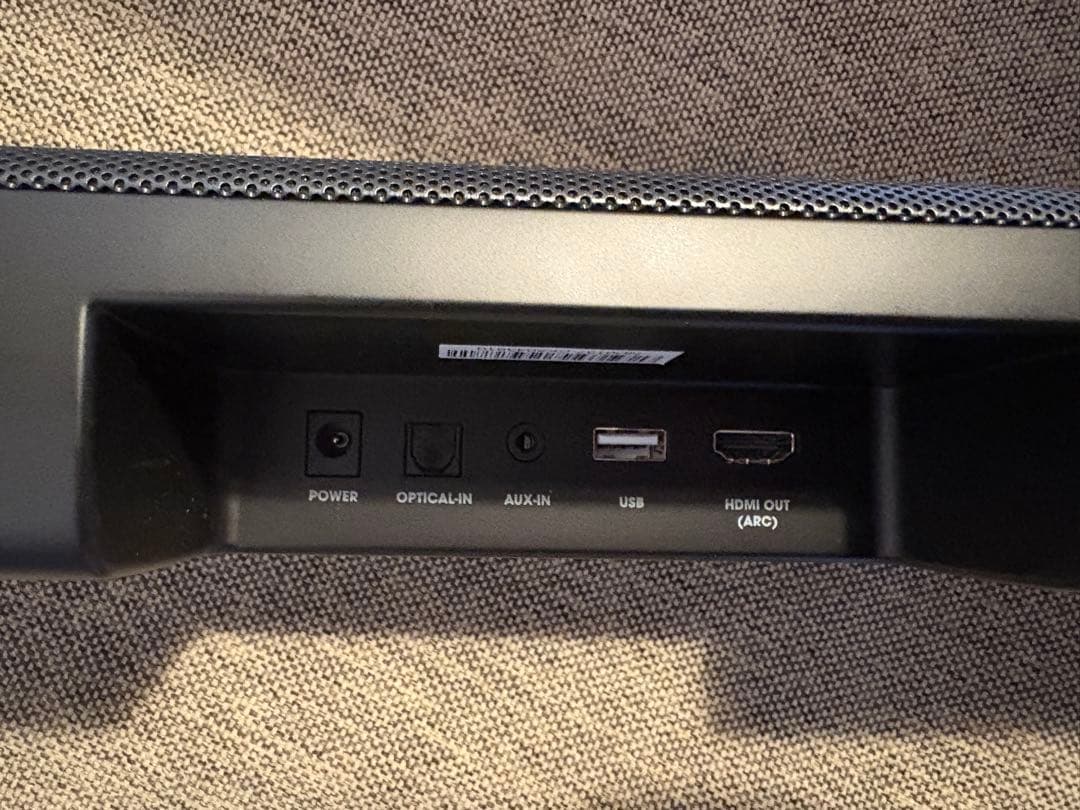 美品 JBL Bar Studio サウンドバー ブラック TV用サウンドバー