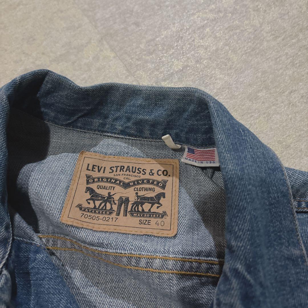 LVC リーバイス70505 USA製 デニムジャケット 3rd サイズ40