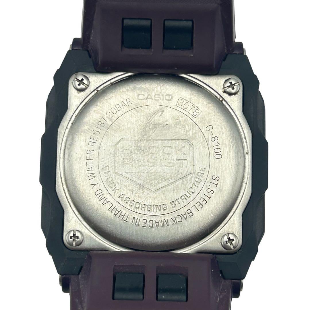 ⭐️希少・レア⭐️ Gショック スクエア G-8100 紫 パープル