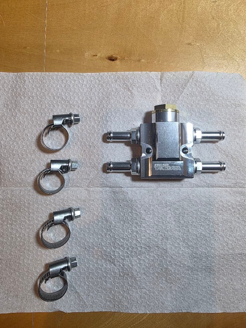 SP武川インラインサー モユニットキット ラバーホース用シルバー 汎 用