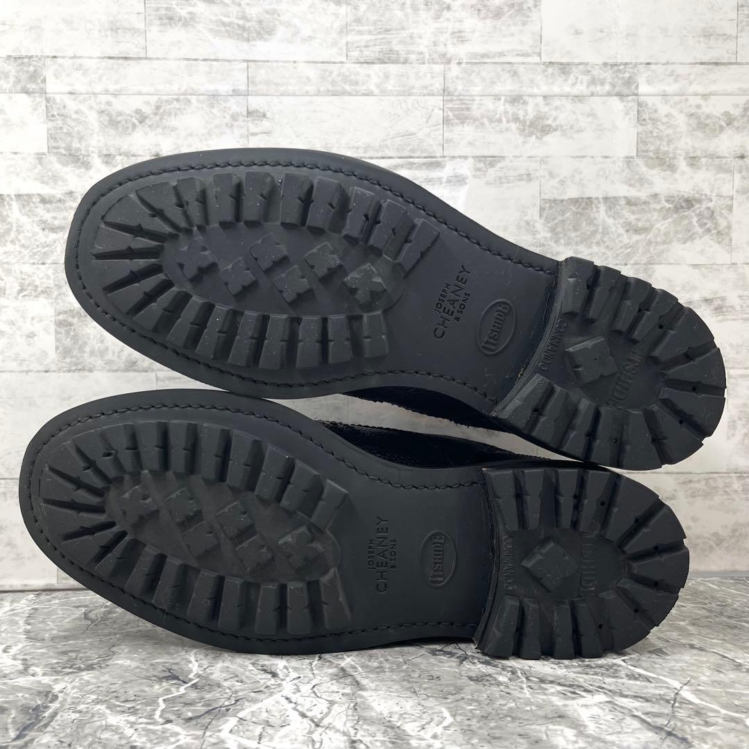 【美品】ジョセフチーニーアンドサンズ ドレスシューズ エイボン UK8 ブラック