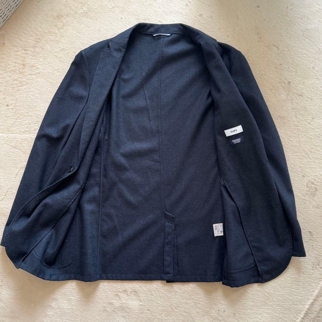 SHIPS ダークブルービジネススーツ セットアップ