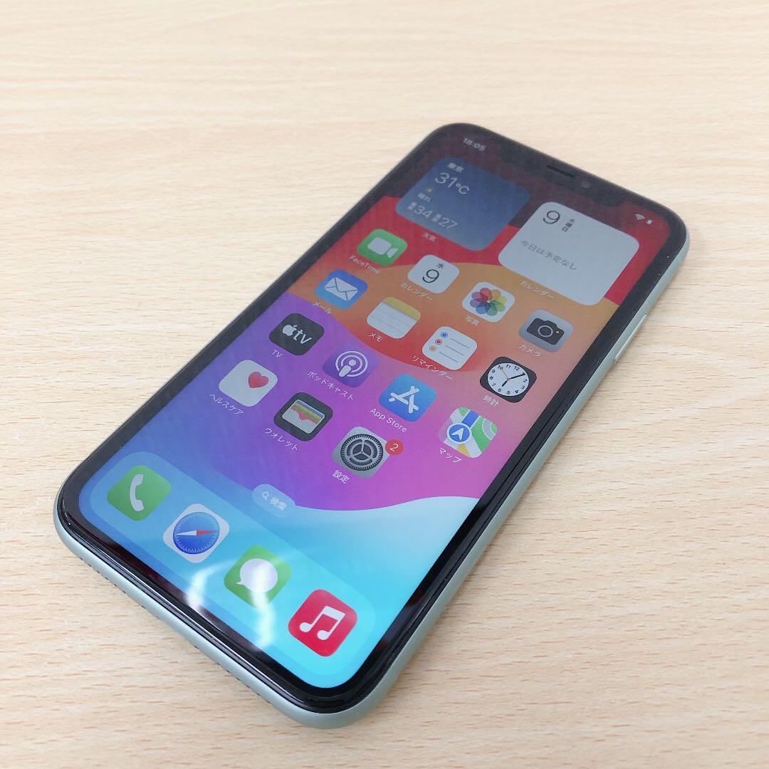 【訳アリ/バッテリー100%】iPhone11 64GB SIMフリー 786