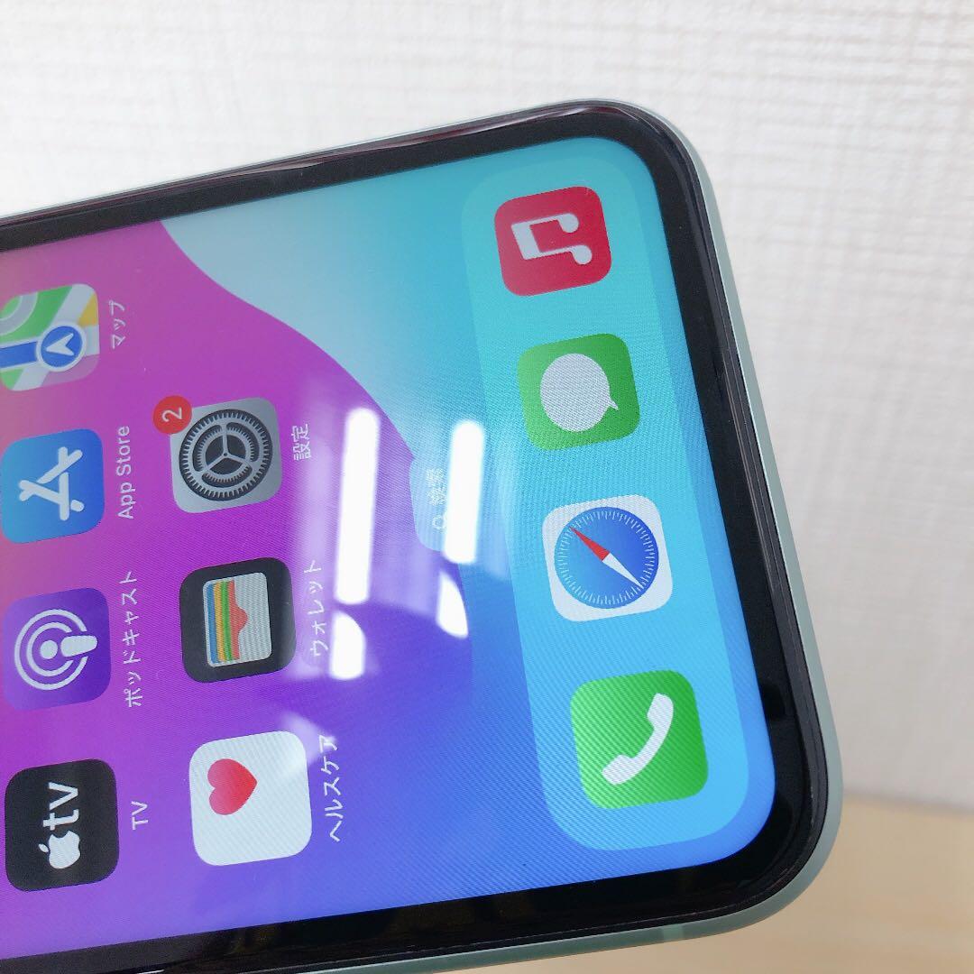 【訳アリ/バッテリー100%】iPhone11 64GB SIMフリー 786