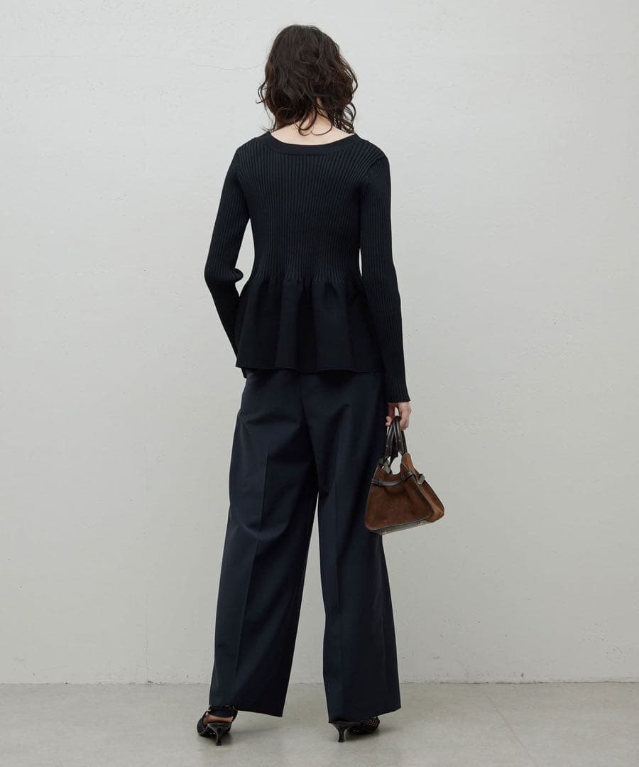 GALLARDAGALANTE【前後2way】ペプラム2WAYカーデ