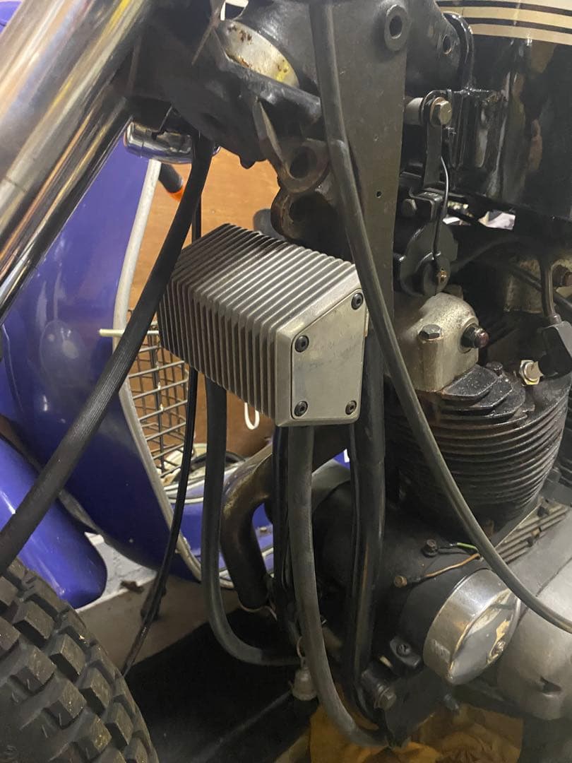 ハーレー　ヴィンテージ　ドラックスペシャリティーズ製　オイルクーラー