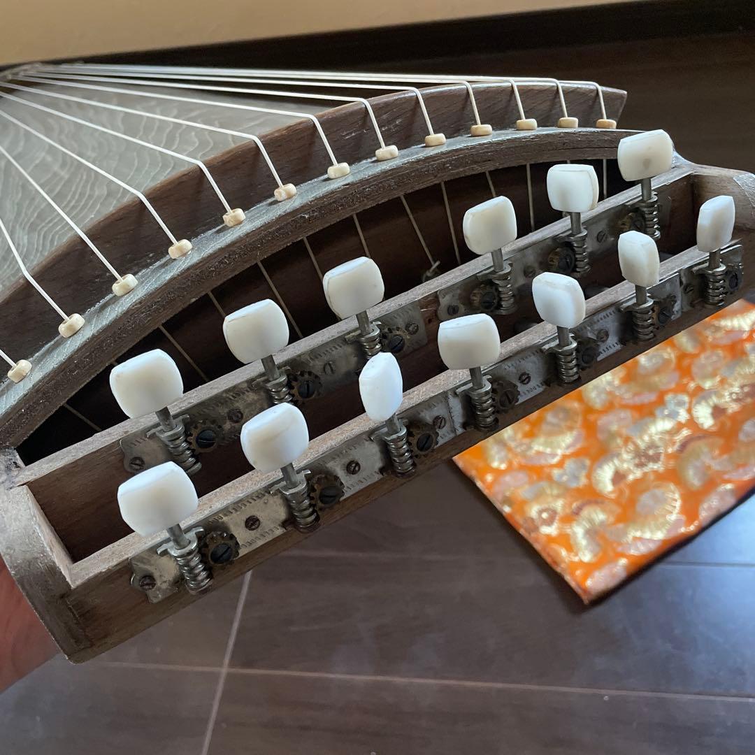 四尺琴 120cm 短箏 13弦 ペグ箏