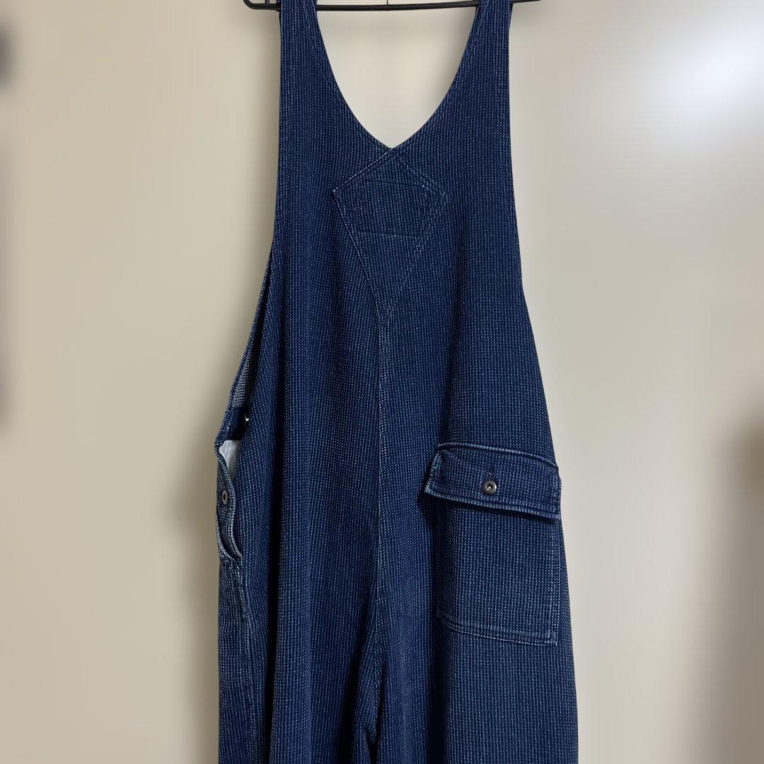 【AOZORA】ブルーヘブン　オーバーオール ネイビー サイズ4 大きめ