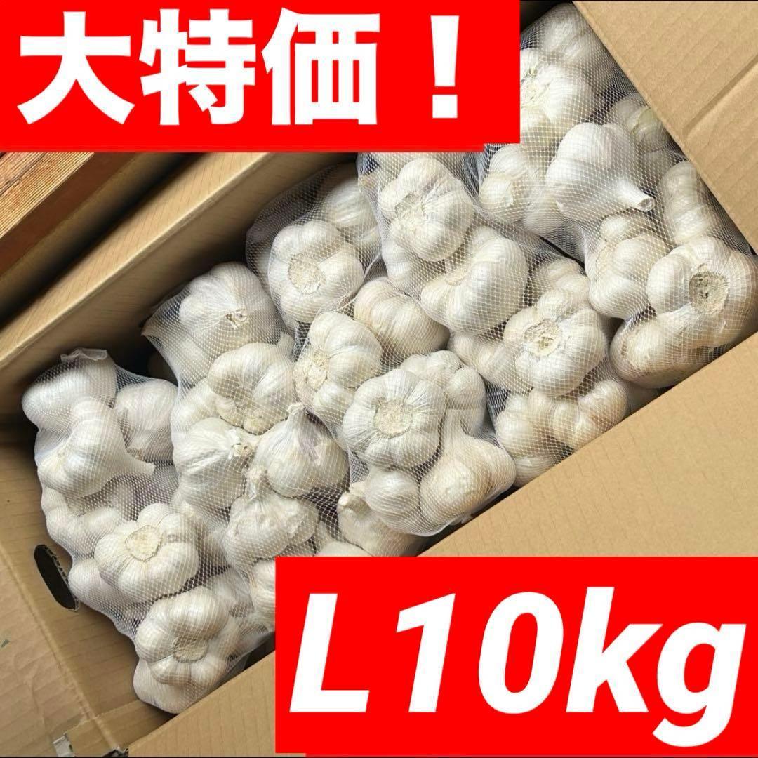【大特価】青森県 福地ホワイト にんにく L 10kg 種にんにく 家庭用