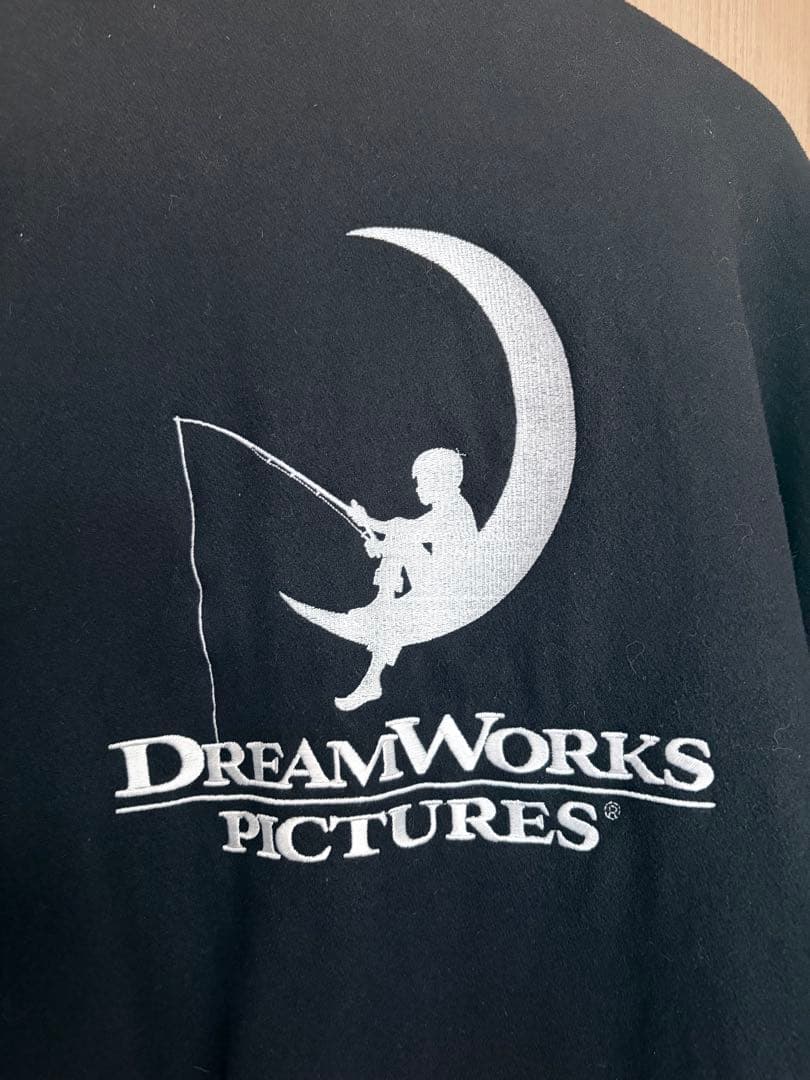 激レア 90s DREAM WORKS レザースタジャン　ドリームワークス