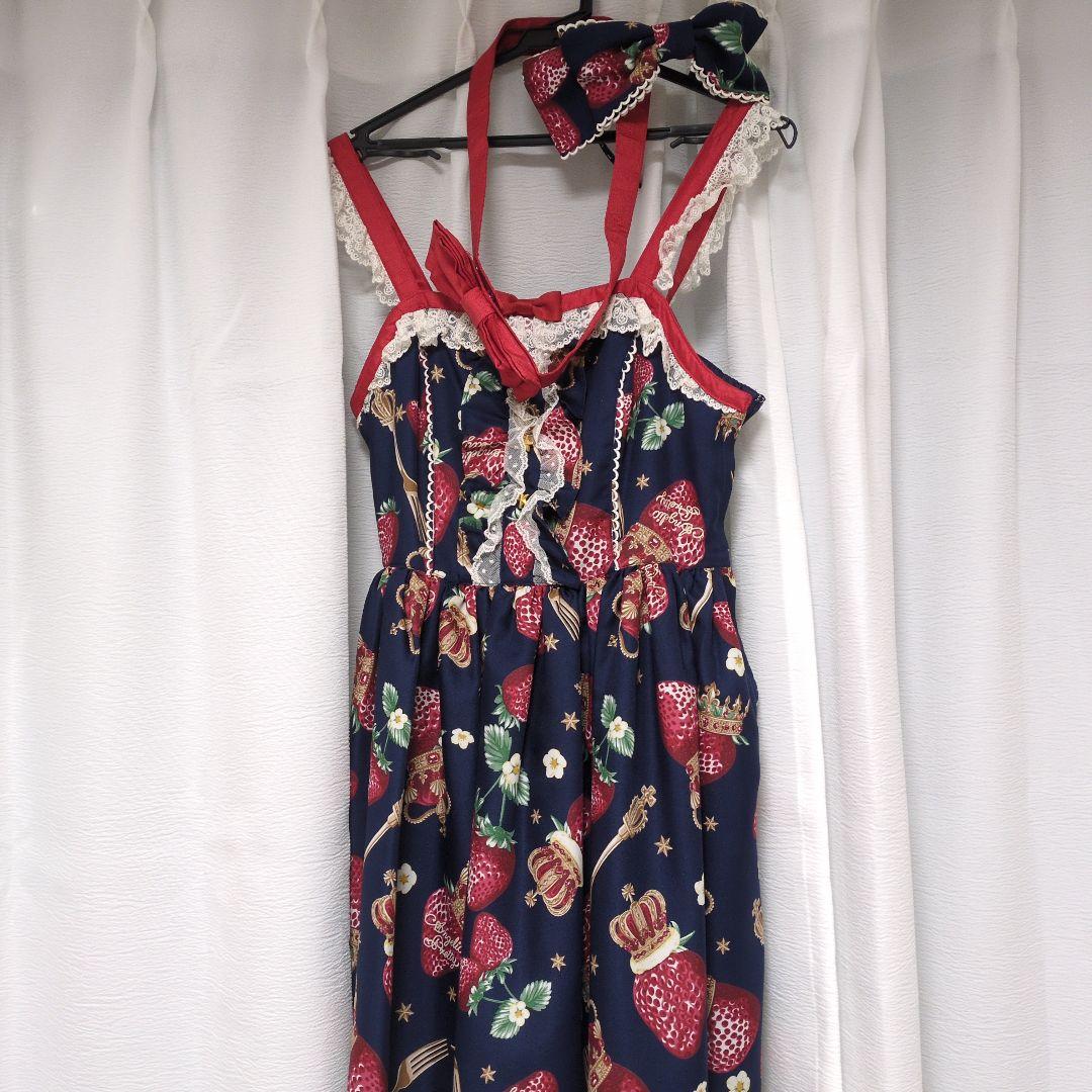 Angelic Pretty  crown berry JSK＋KC