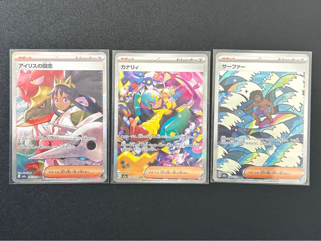 アイリスの闘志SAR カナリィSAR サーファーSAR