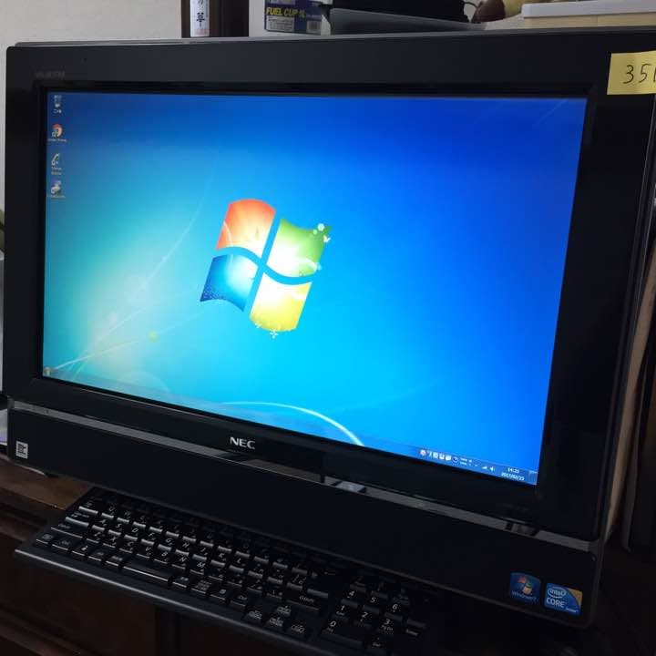 【美品★地デジ★タッチパネル】NEC VW670/W ブラック windows7