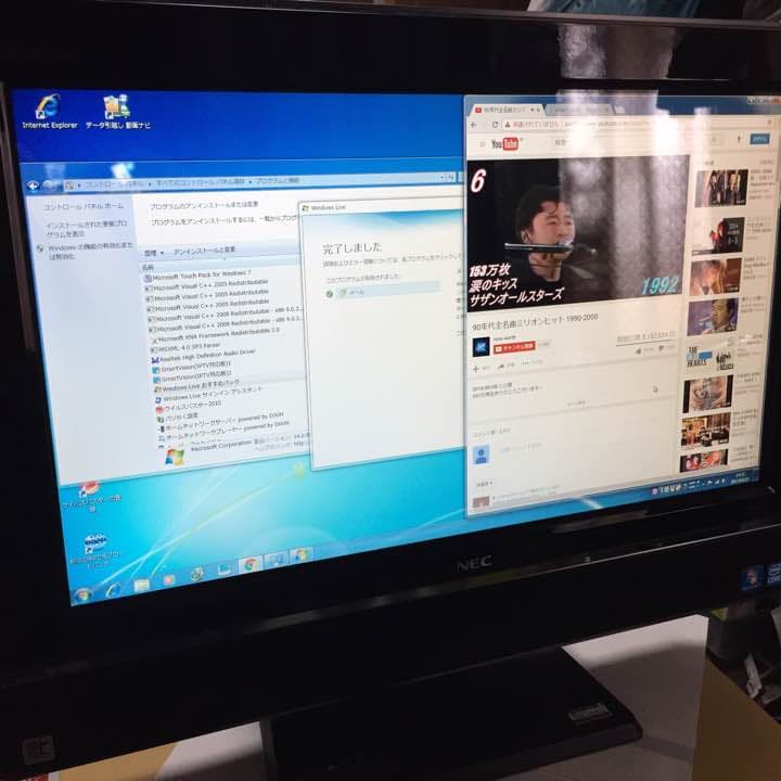 【美品★地デジ★タッチパネル】NEC VW670/W ブラック windows7