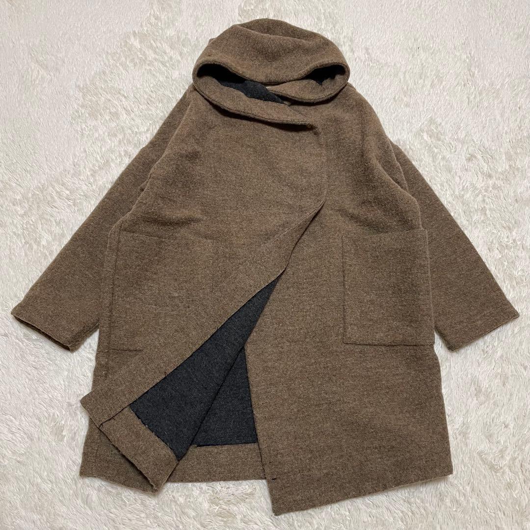 ヴェリテクール veritecoeur コンプレッションフードコート　ブラウン