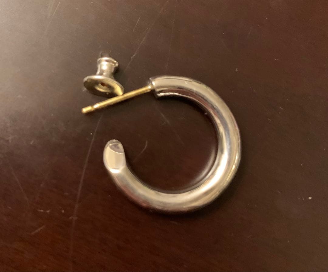 キャリアリング プラシーボ 501 シルバー ピアス CAREERING 片耳