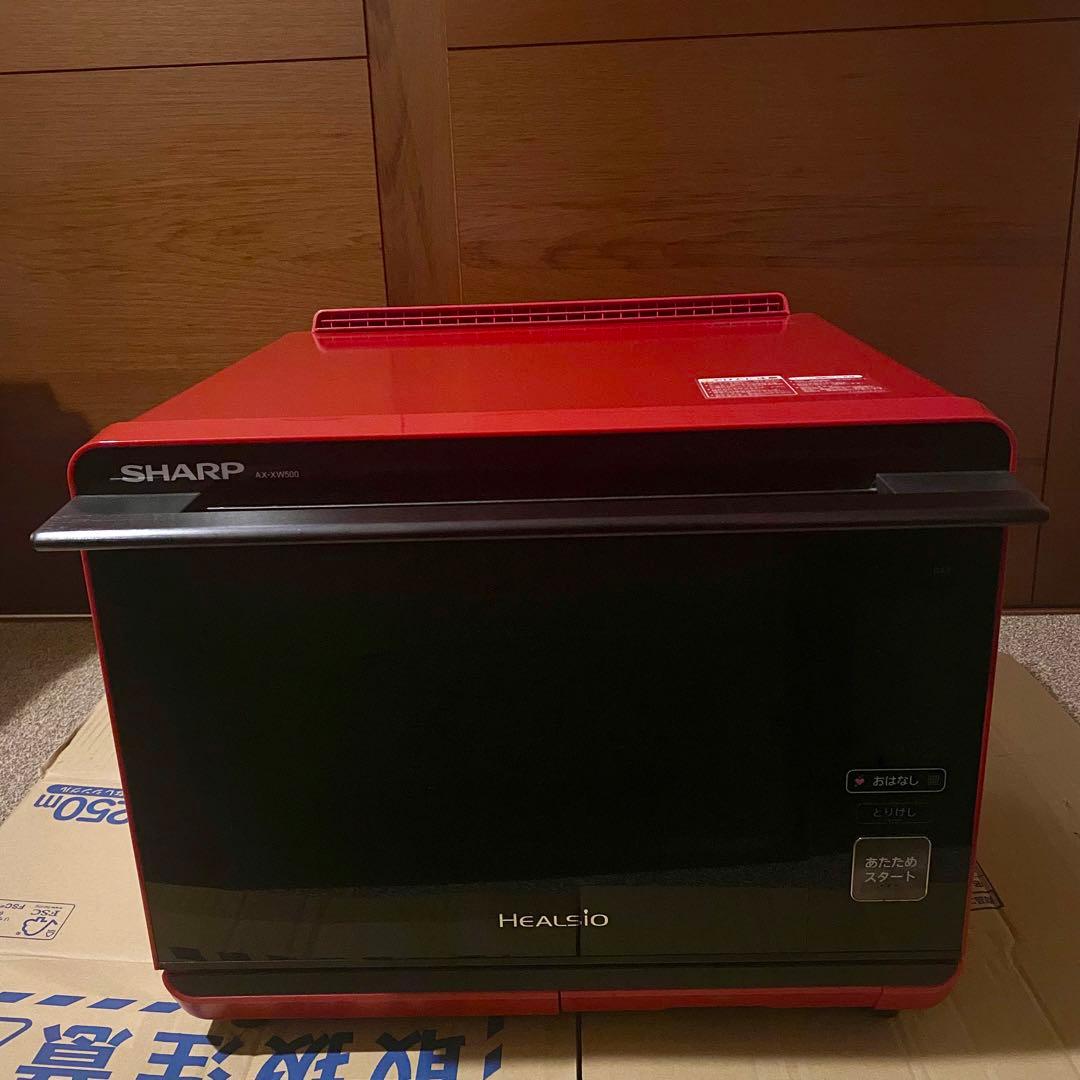 【中古】SHARP シャープ ヘルシオ オーブンレンジ AX-XW500-R