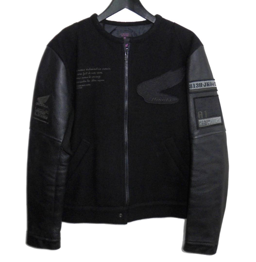 シンイチロウアラカワ × ホンダ 袖革スタジャン モーターサイクルジャケット L