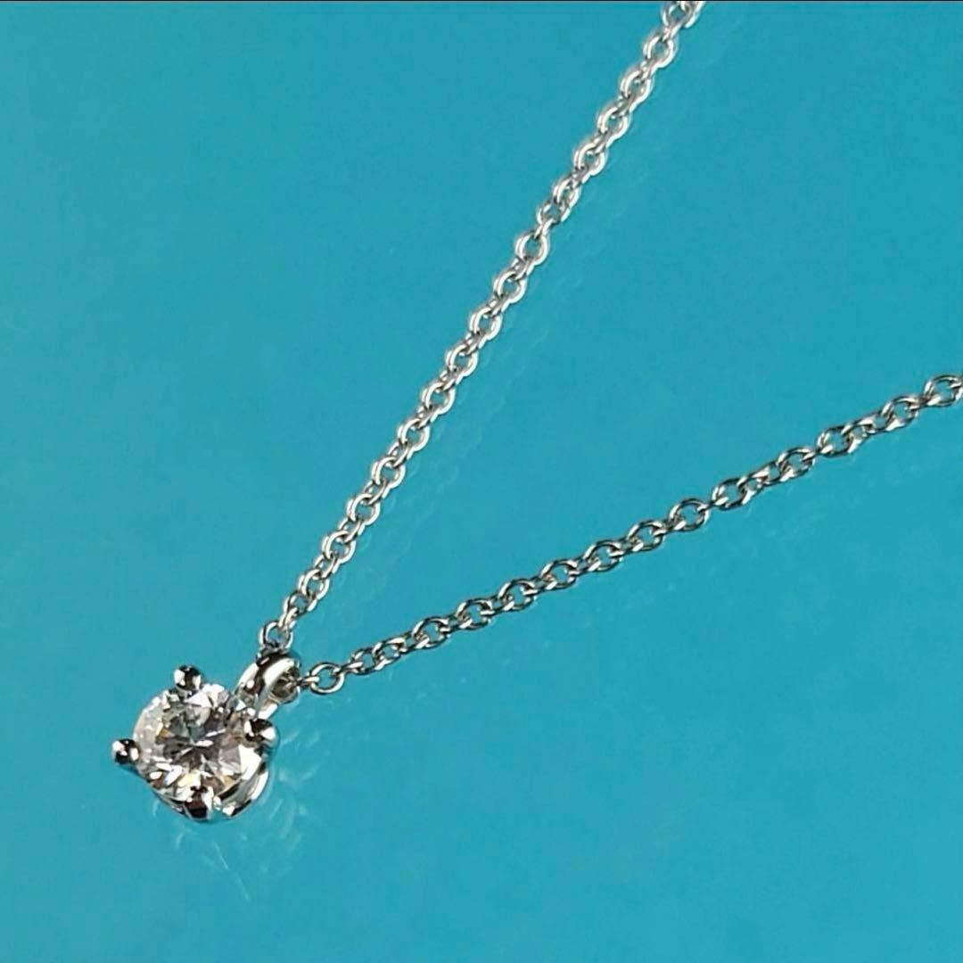 ティファニー Pt950 ソリティア　ダイヤモンド　ネックレス　プラチナ