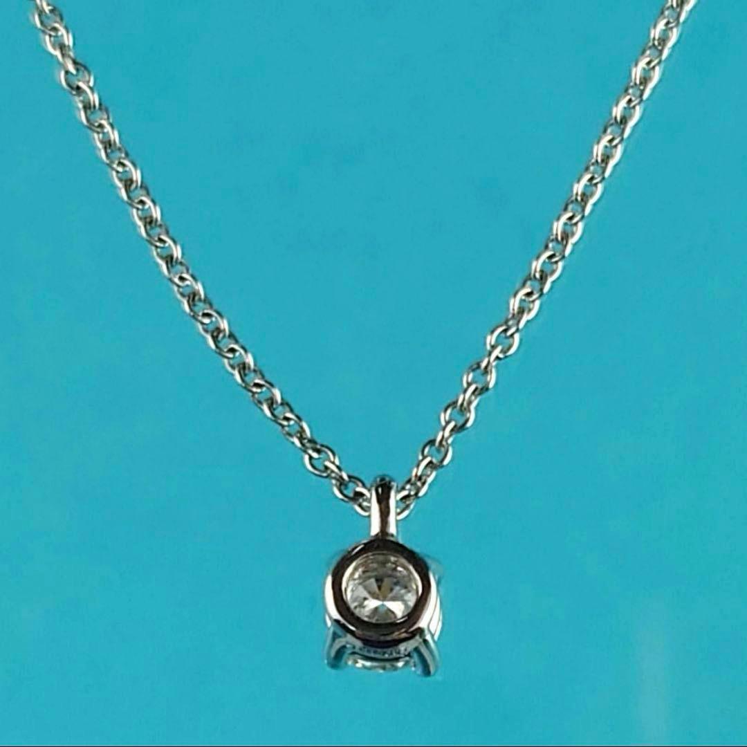 ティファニー Pt950 ソリティア　ダイヤモンド　ネックレス　プラチナ