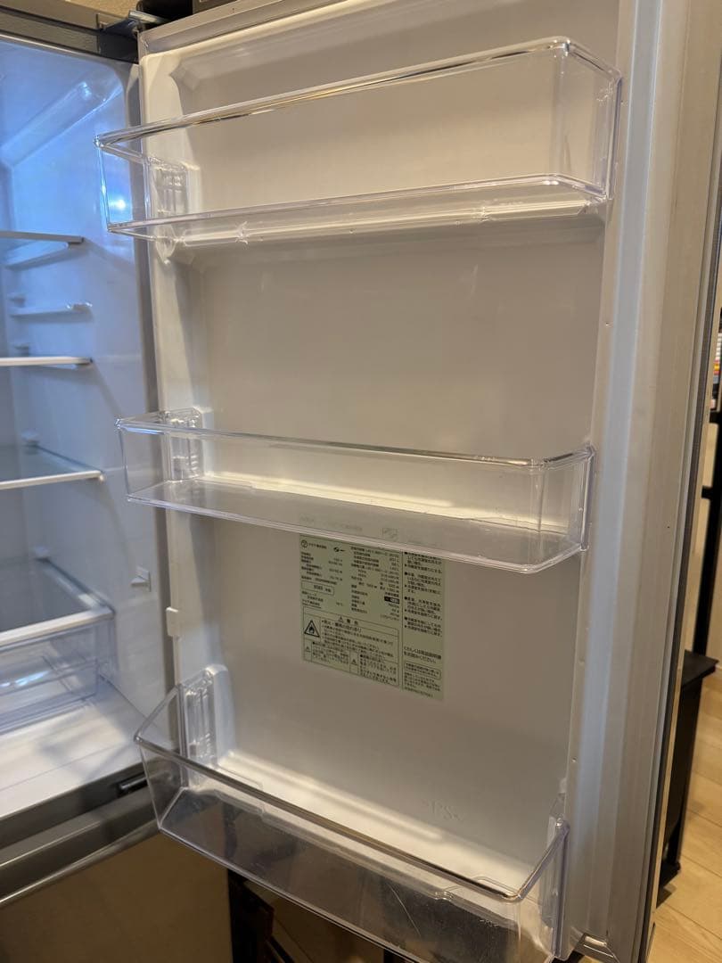 【なっと】アクア 201L 冷蔵庫　シルバー AQR-20M