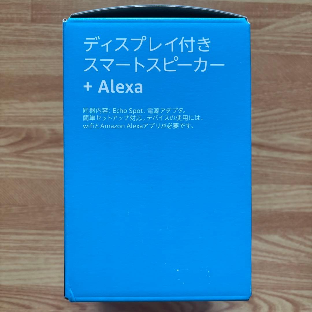 Echo Spot ディスプレイ付きスマートスピーカー+Alexa　アレクサ