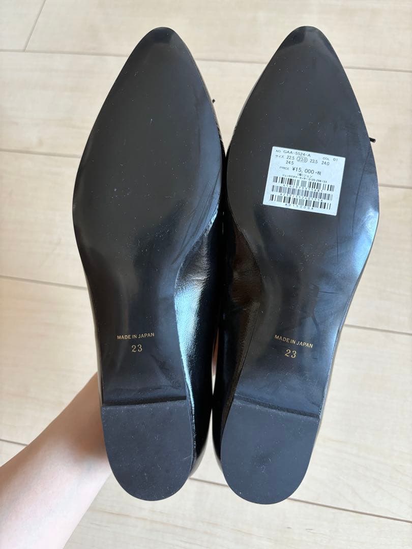 新品　アダムエロペ　バレエシューズ　パンプス　23cm