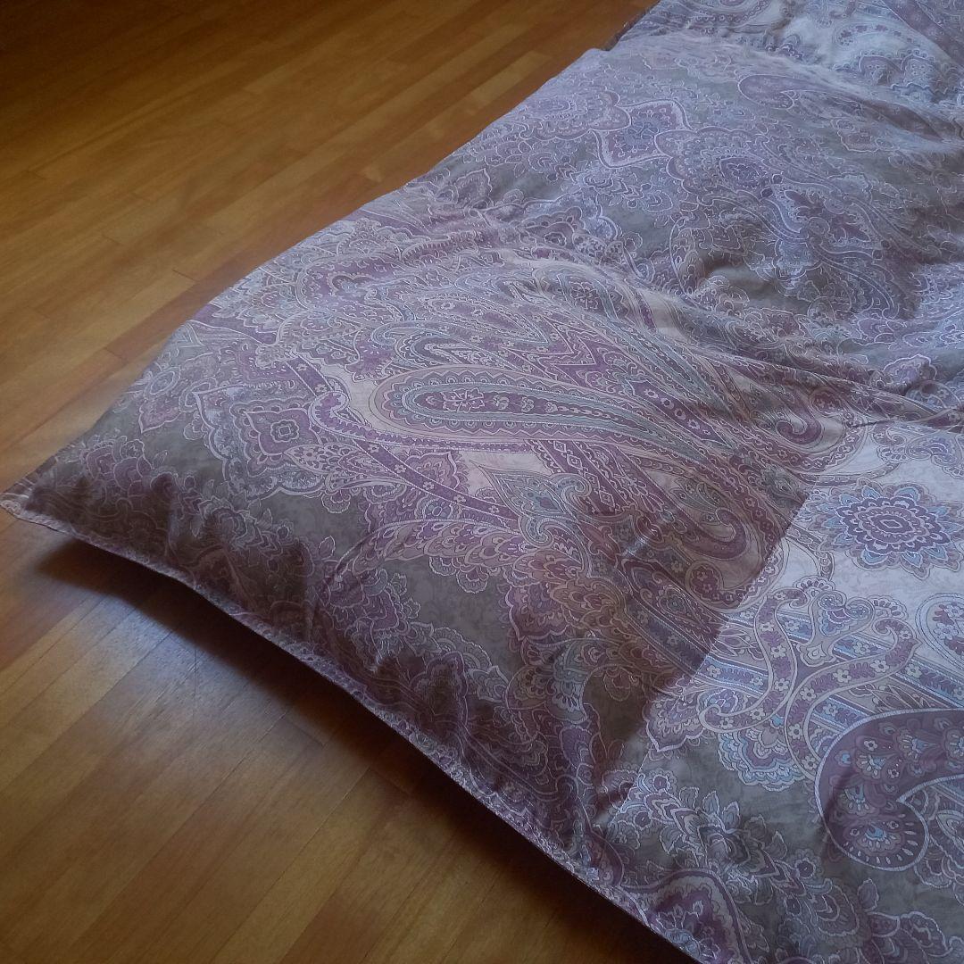 羽毛布団 増量 SDGS リフレッシュ羽毛 高密度生地 清潔 安心 日本製②