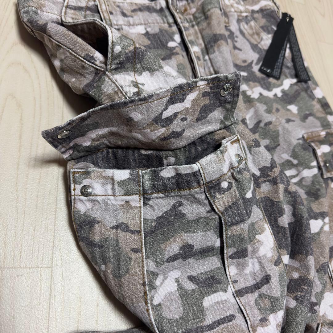 パンツ 30 AMIRI M65 CAMO CARGO KICK FLARE PANTS
