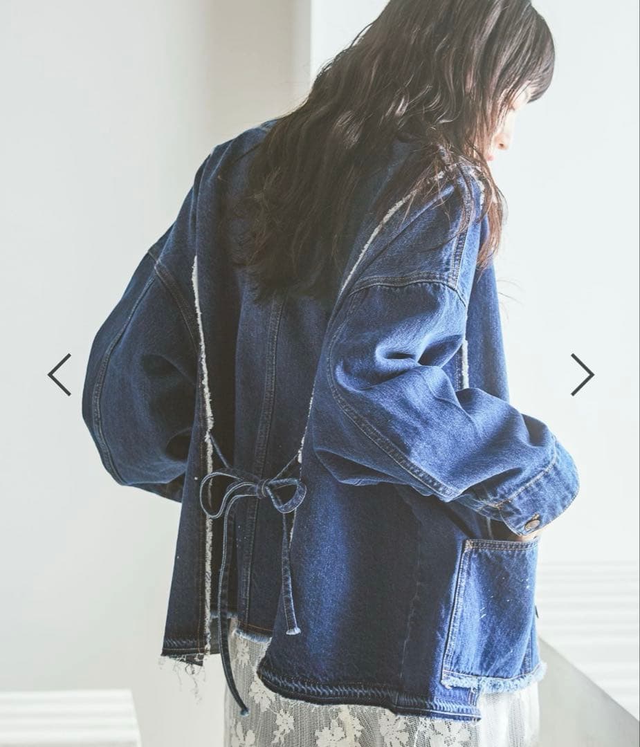 ニコアンド ［NKJ 2026SS］エンジニアリメイクデニムジャケット