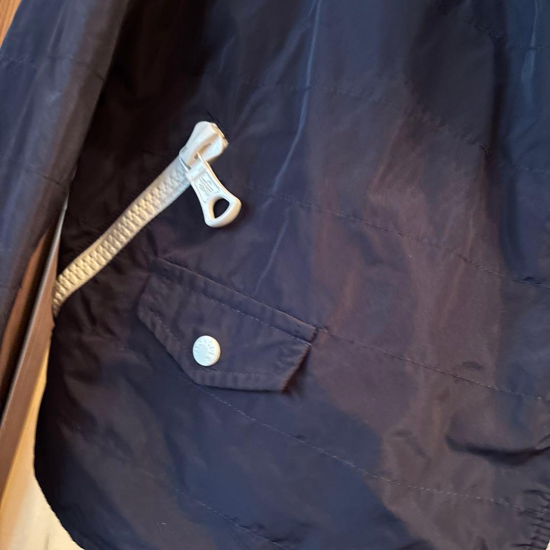 MONCLER ネイビー ジッパーライダースジャケット 織姫‼️