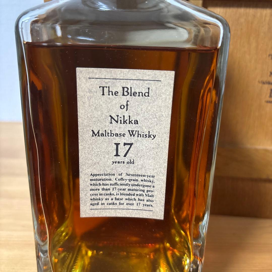 ニッカ　17年　NIKKA ザ ブレンド オブ ニッカ モルトベース 箱付❷